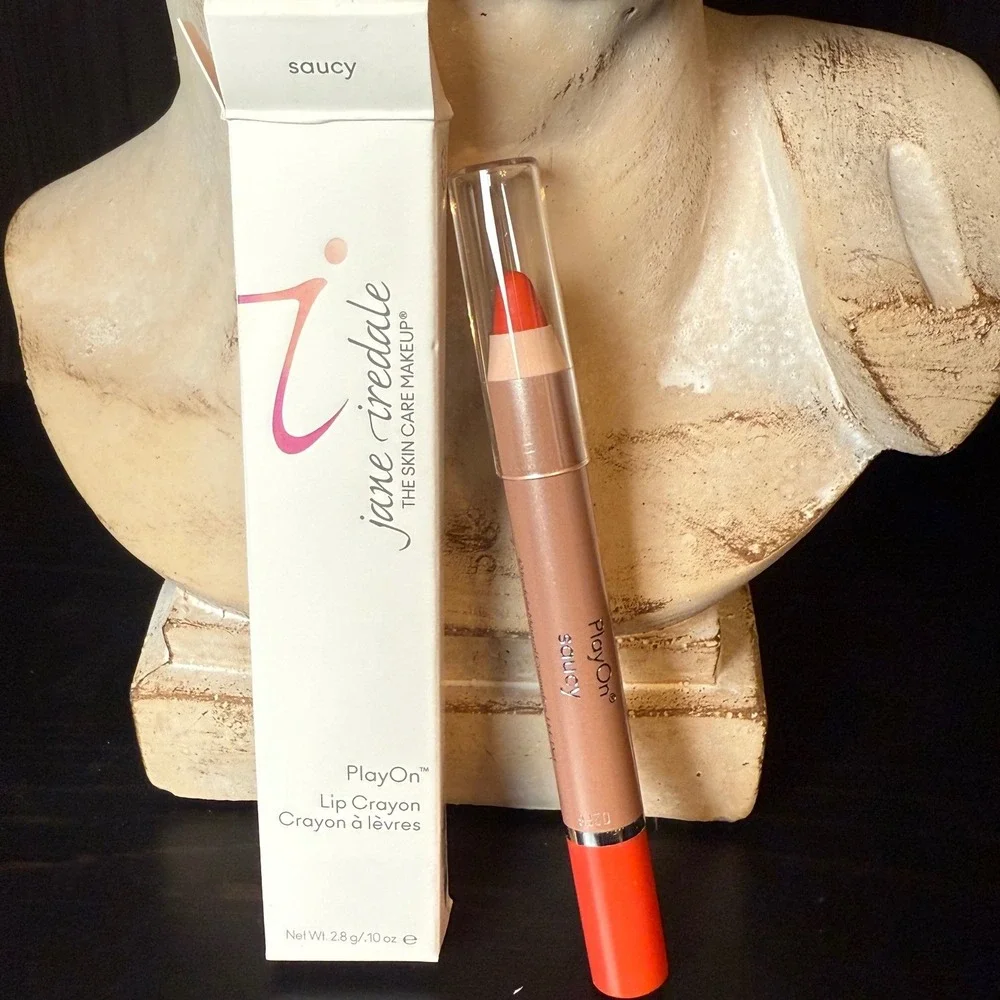 Jane Iredale PlayOn Lip Crayon New In‎ Box Saucy